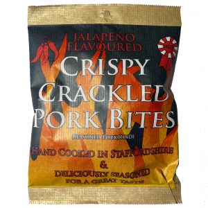 Crispy Crackled Pork Bites Jalapeno 65g x12